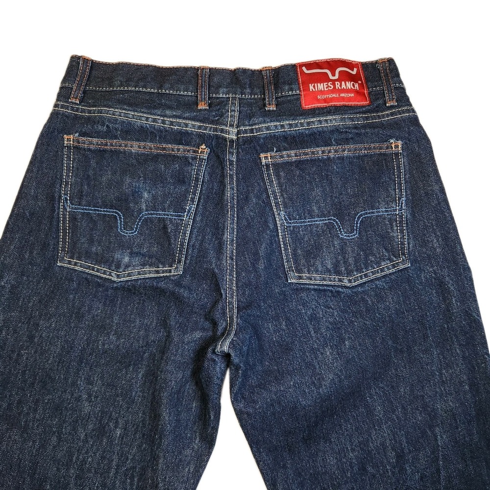 Kimes Ranch Dillon Jeans Mens 31x36 Made USA Relaxed Bootcut Western Cowboy EUC - Picture 8 of 13